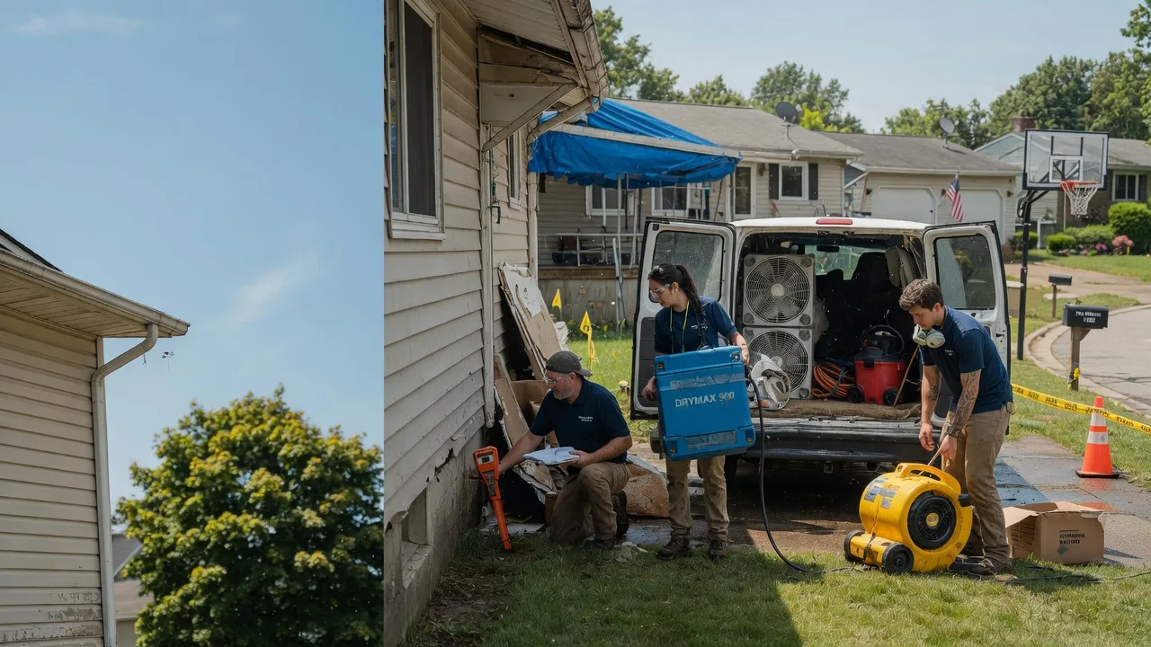 Ceiling Leak Cleanup in Williamsport, OH near me